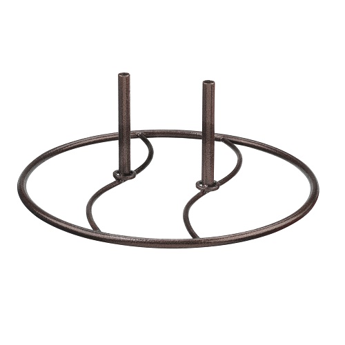 Garden Decor Display - Exclusive Ironworks - Metal Stand for garden decor on hard surfaces